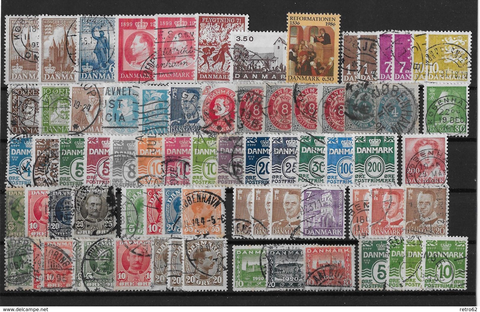 DANMARK - BEAUTIFUL COLLECTION OF STAMPS - Collections