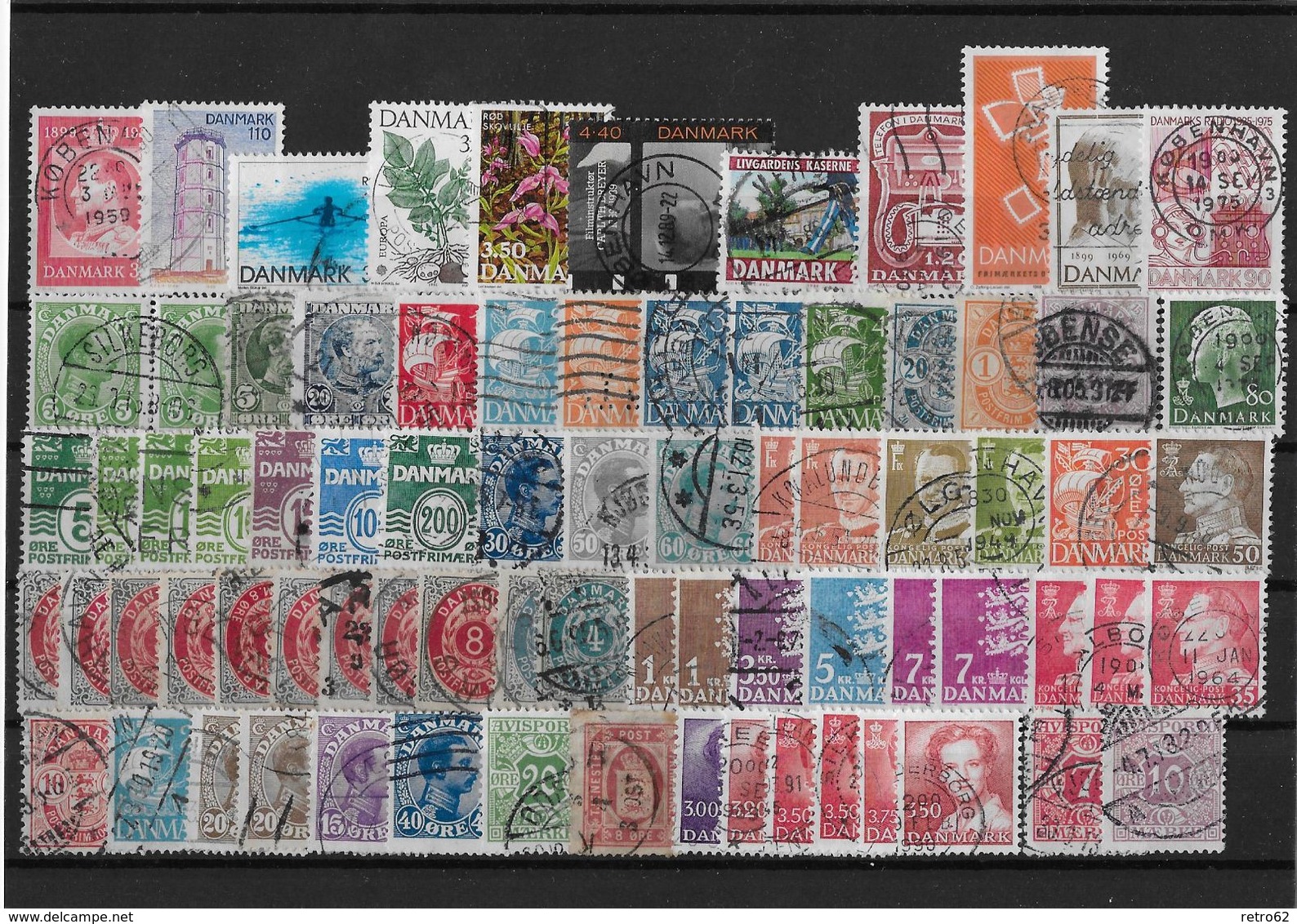 DANMARK - BEAUTIFUL COLLECTION OF STAMPS - Verzamelingen