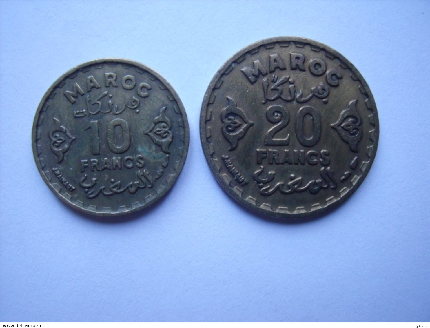 MAROC   = 4  PIECES  DE MONNAIE - Morocco