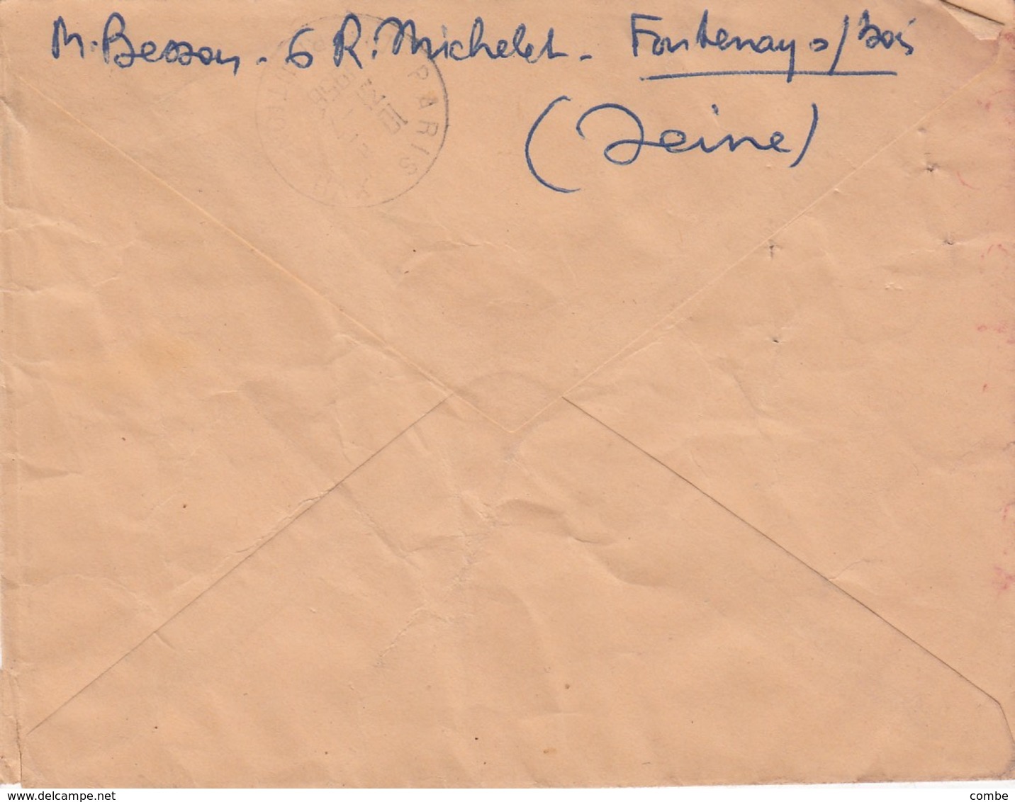 LETTRE. 1956. RECOMMANDE.  FONTENAY SOUS BOIS  POUR PARIS VII°. - Lettres & Documents