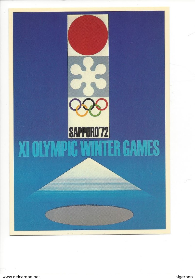 19398 - Sapporo 1972 Jeux Olympiques D'Hiver (Reproduction D'Affiche Format 10 X 15) - Jeux Olympiques