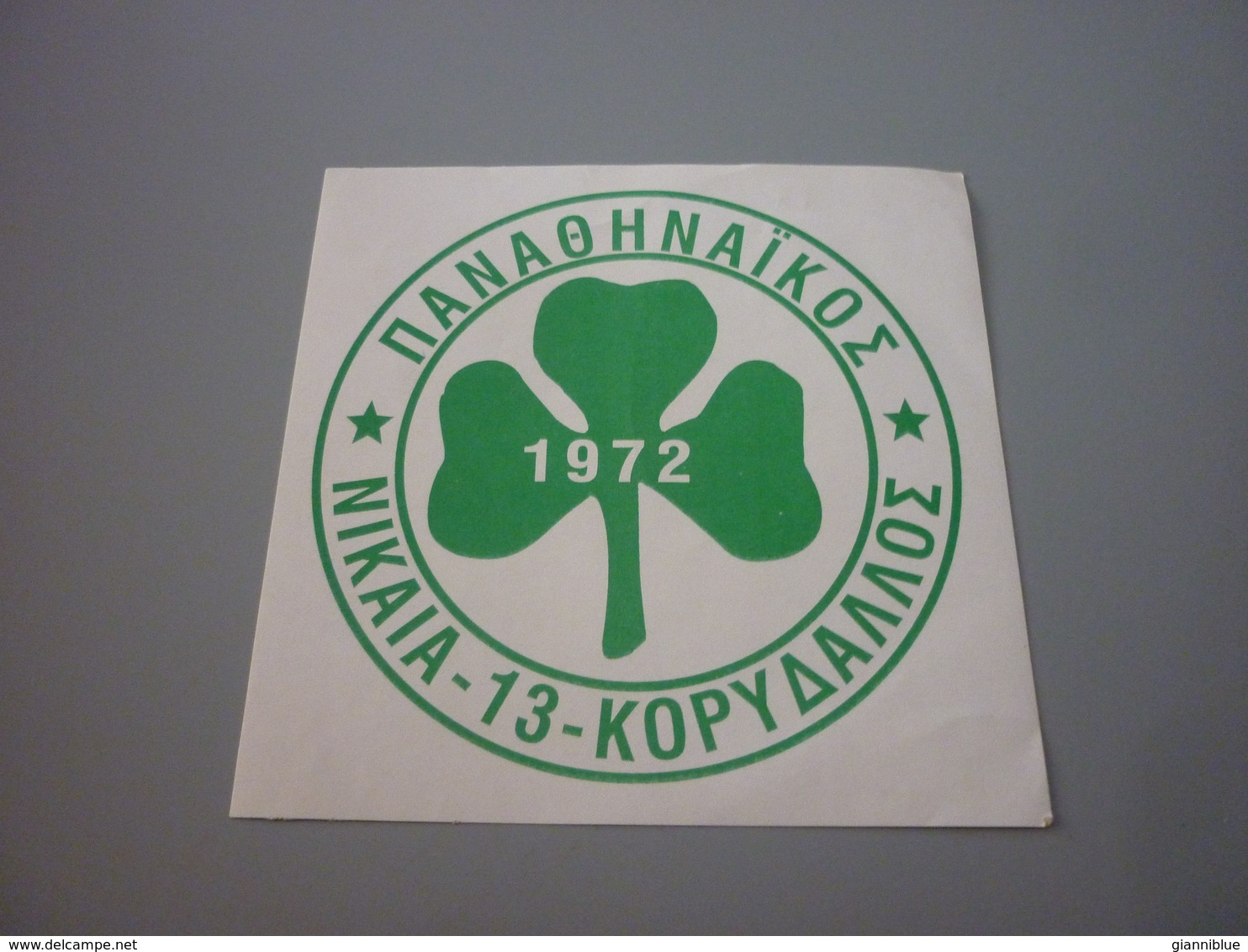 Panathinaikos Gate 13 Ultras Nikaia Korydallos Fan Club Sticker Autocollant Shamrock Theme) - Stickers