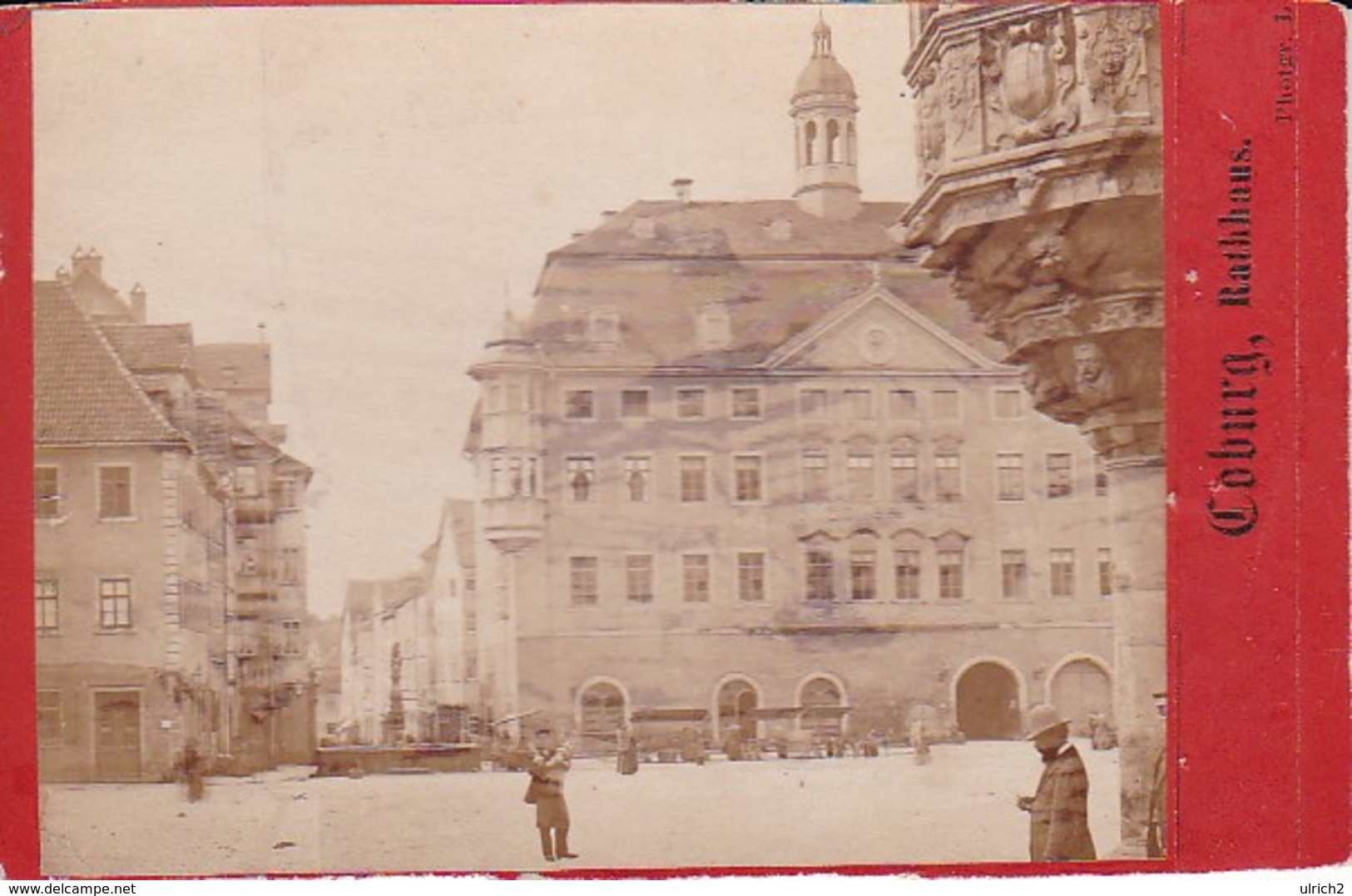 Foto Coburg - Rathaus - Atelier Moser, Berlin - Ca. 1900 - 10*6,5cm (33349) - Orte