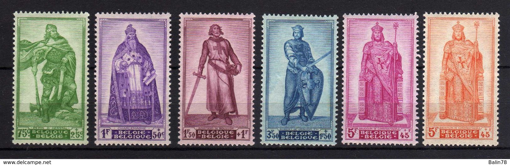 1946 - Belgica - Sc. B 426 - B 431 - Gran Lujo - MNH - ME-040 - 04 - Nuevos