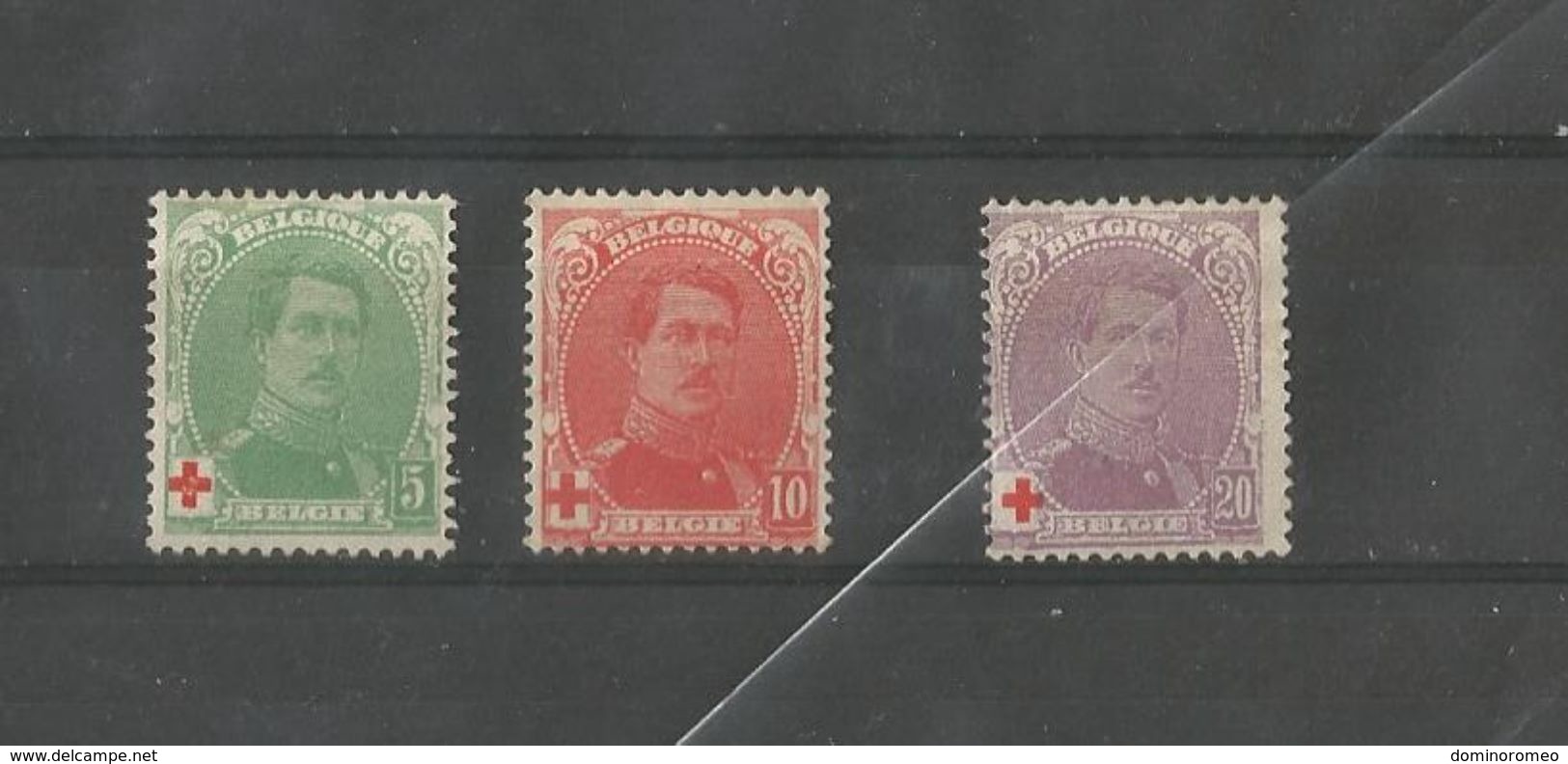 OCB 129 ==> 131 Postfris Met Scharnier - 1914-1915 Croix-Rouge