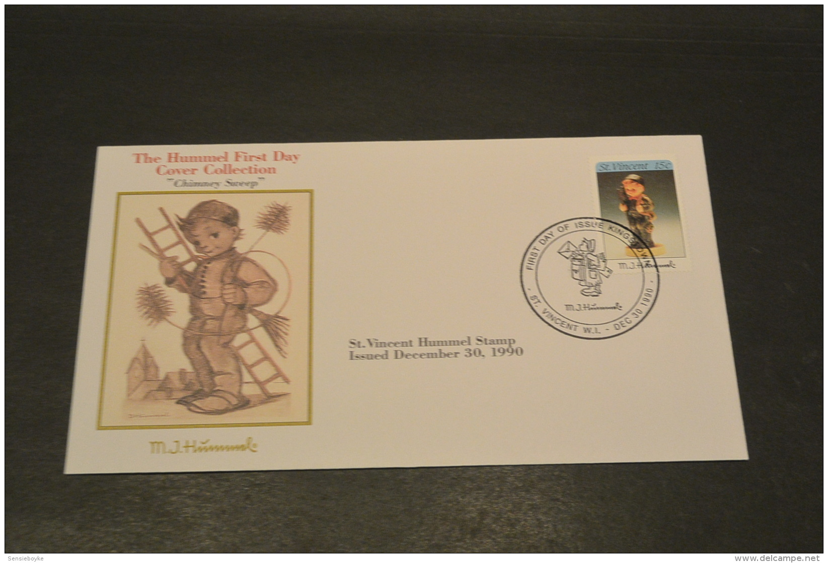 PJ1888-The Hummel  FDC  Collection ST.Vincent 1990 -   Chimney Sweep - Andere & Zonder Classificatie