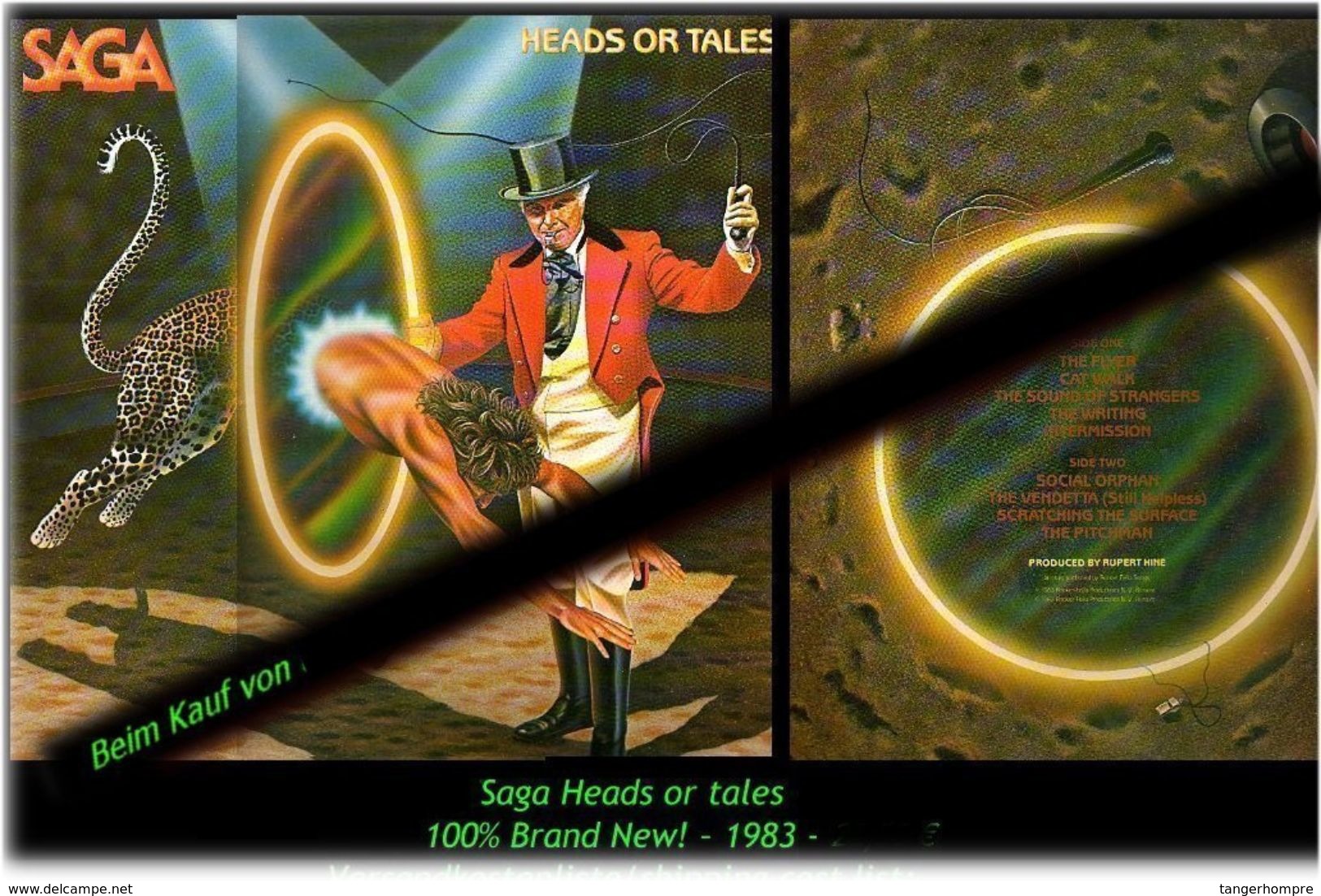 SAGA - Heads Or Tales - Von 1983 - Neue LP - 100 % Brand News - Punk