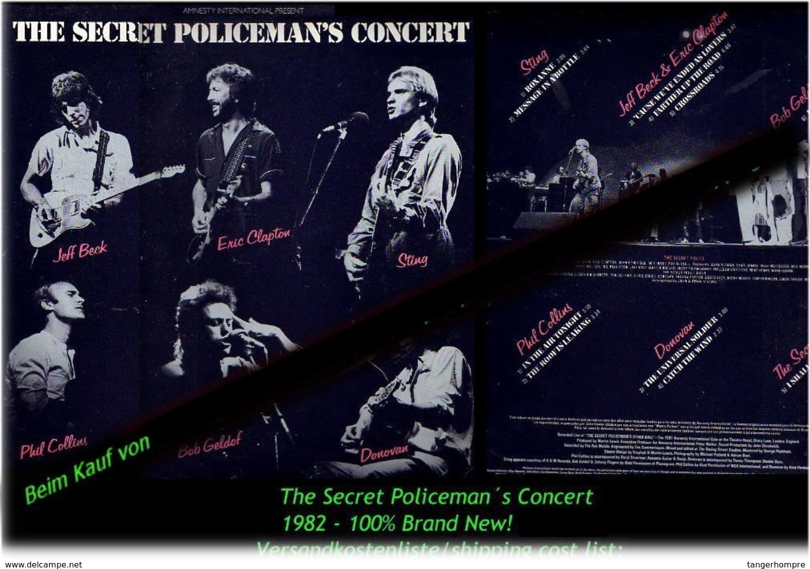THE SECRET POLICEMAN S CONCERT - Von 1982 - Neue LP - 100 % Brand News - Hard Rock & Metal