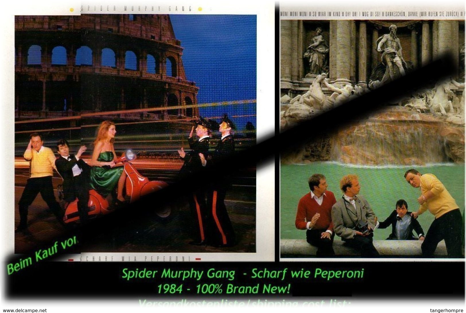 SPIDER MURPAY GANG - Scharf Wie Peparoni - Von 1980 - Neue LP - 100 % Brand News - Hard Rock & Metal