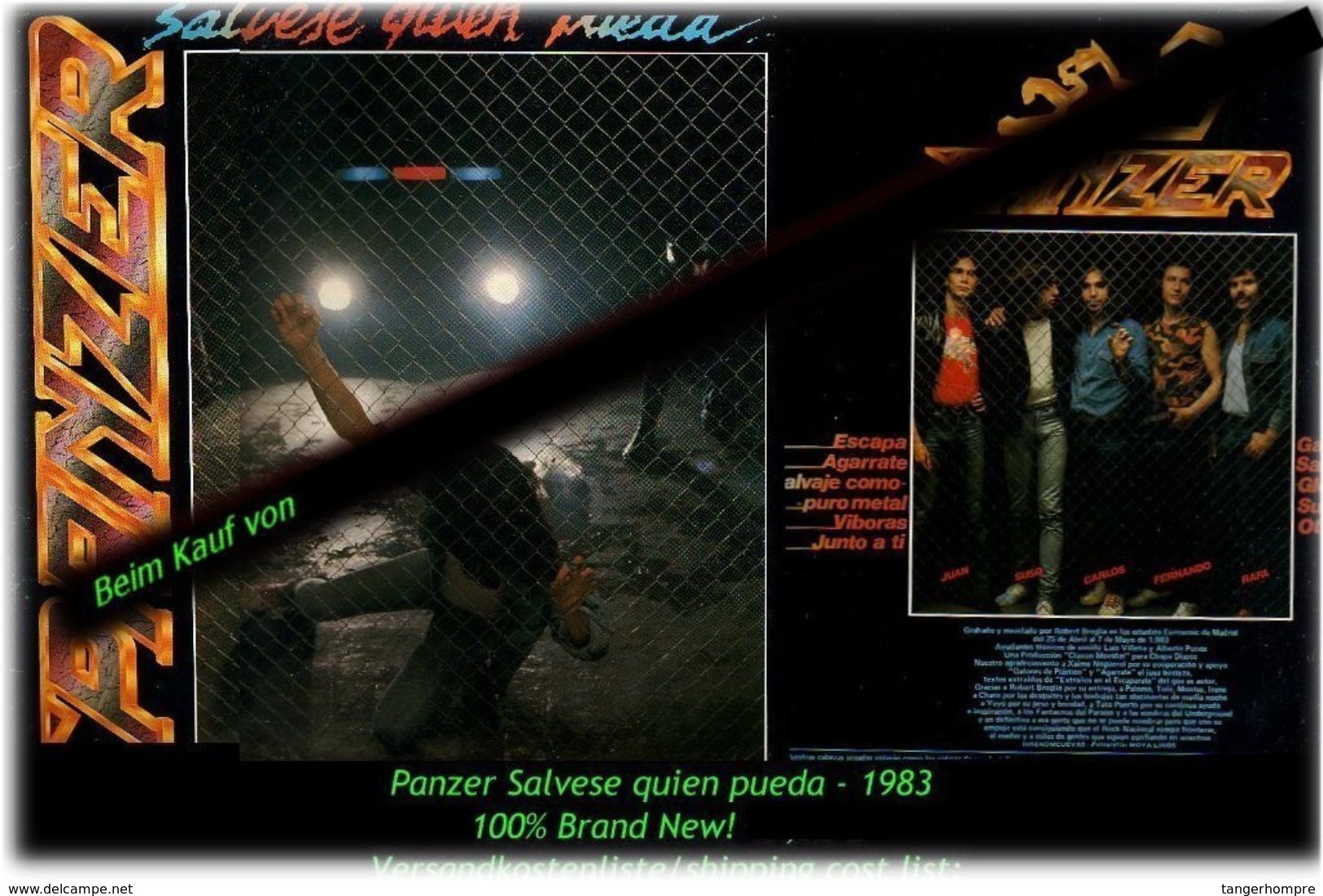 PANZER - Salvebce Quien Puede - Von 1983 - Neue LP - 100 % Brand News - Hard Rock & Metal