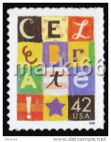 USA - 2008 - Celebrate! - Mint Self-adhesive Stamp - Unused Stamps