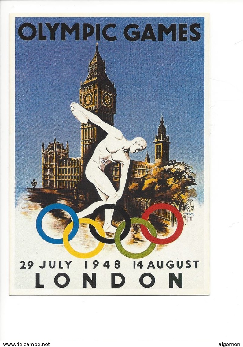 19410 - London 1948 Jeux Olympiques D'Eté (Reproduction D'Affiche Format 10 X 15) - Jeux Olympiques