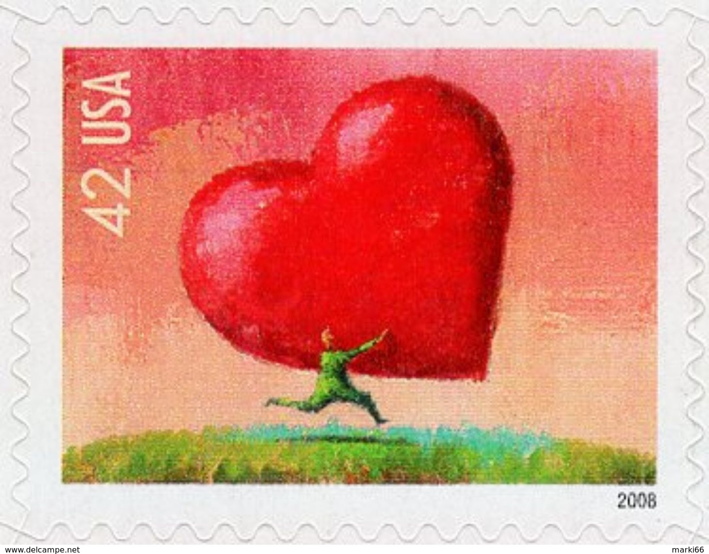 USA - 2008 - Love - Mint Self-adhesive Stamp - Unused Stamps