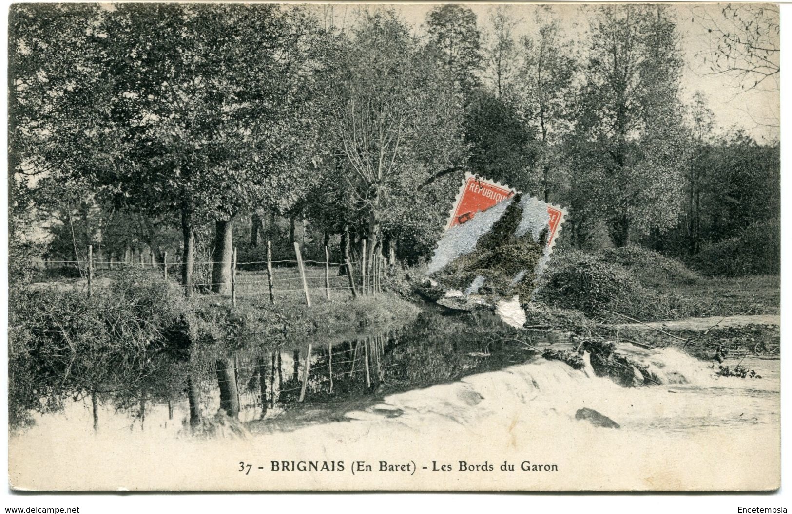 CPA - Carte Postale - France - Brignais - Les Bords Du Garon  (CP851) - Brignais