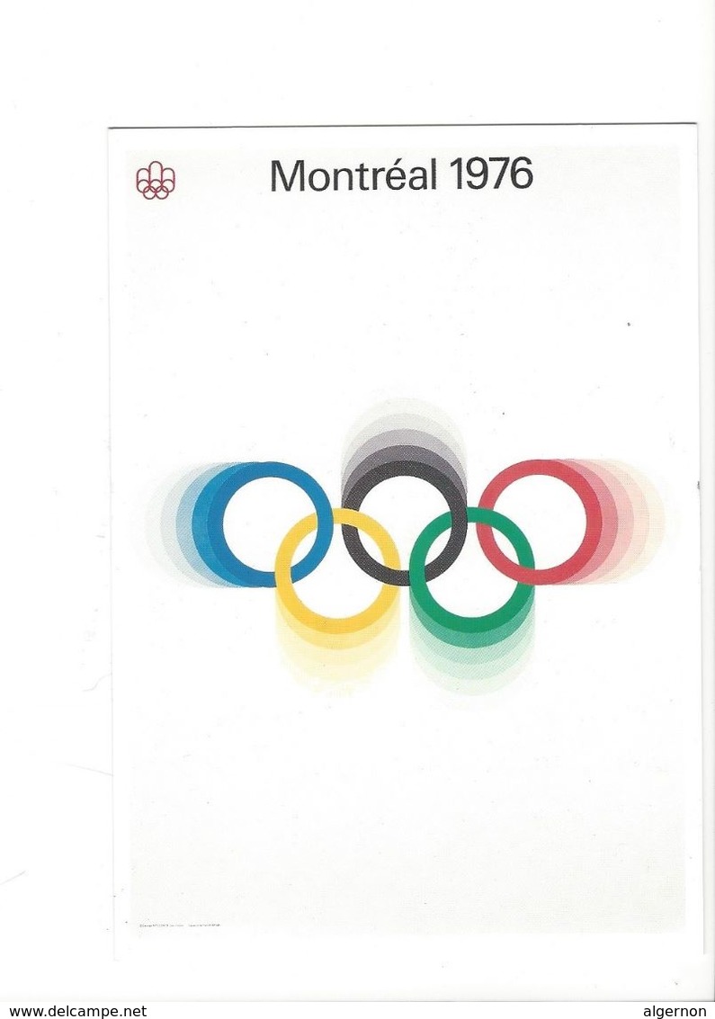 19417 - Montréal 1976 Olympic Games (Reproduction D'Affiche Format 10 X 15) - Jeux Olympiques