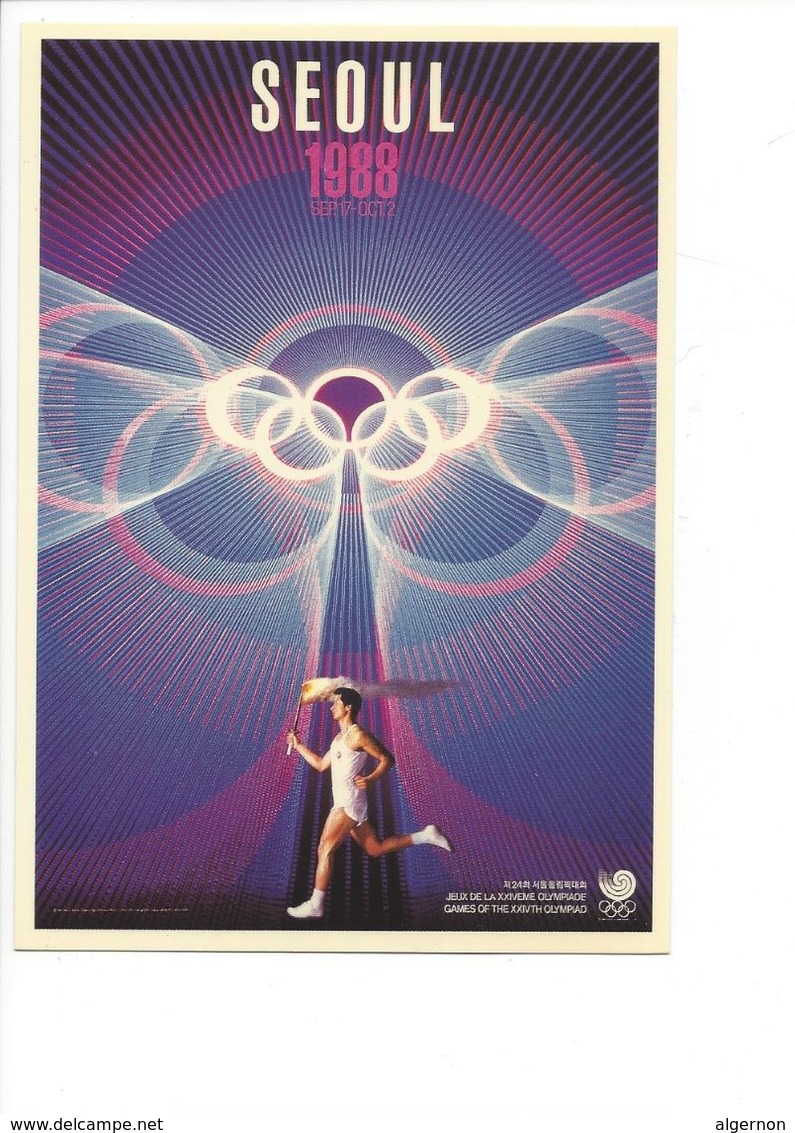 19420 - Seoul 1988 Olympic Games (Reproduction D'Affiche Format 10 X 15) - Jeux Olympiques