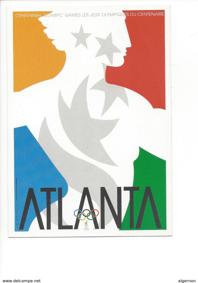 19422 - Atlanta USA 1996 Olympic Games (Reproduction D'Affiche Format 10 X 15) - Jeux Olympiques