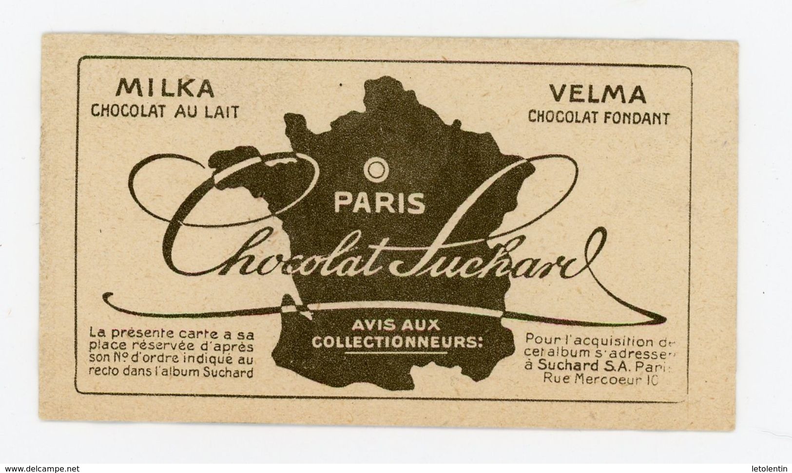 CHOCOLAT SUCHARD - VUES DE FRANCE - 326 - VERSAILLES, LE CHATEAU ET LA CHAPELLE (SEINE & OISE) - Suchard