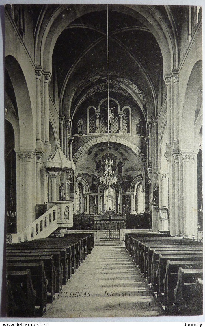 INTÉRIEUR DE L'ÉGLISE - JULIÉNAS - Julienas