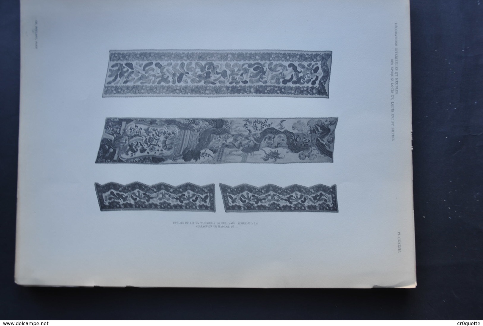 DECORATIONS INTERIEURES Et MEUBLES LOUIS XV - LOUIS XVI - EMPIRE - TAPISSERIES De BEAUVAIS - Rugs, Carpets & Tapestry