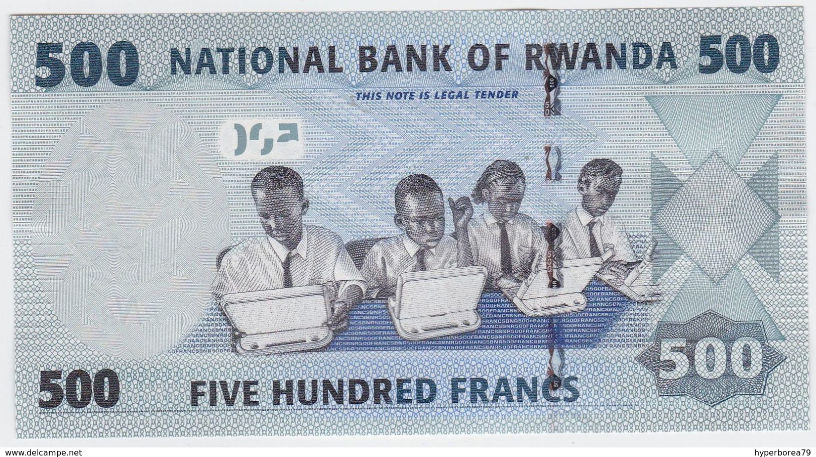 Rwanda P 38 - 500 Francs 1.1.2013 - UNC - Rwanda