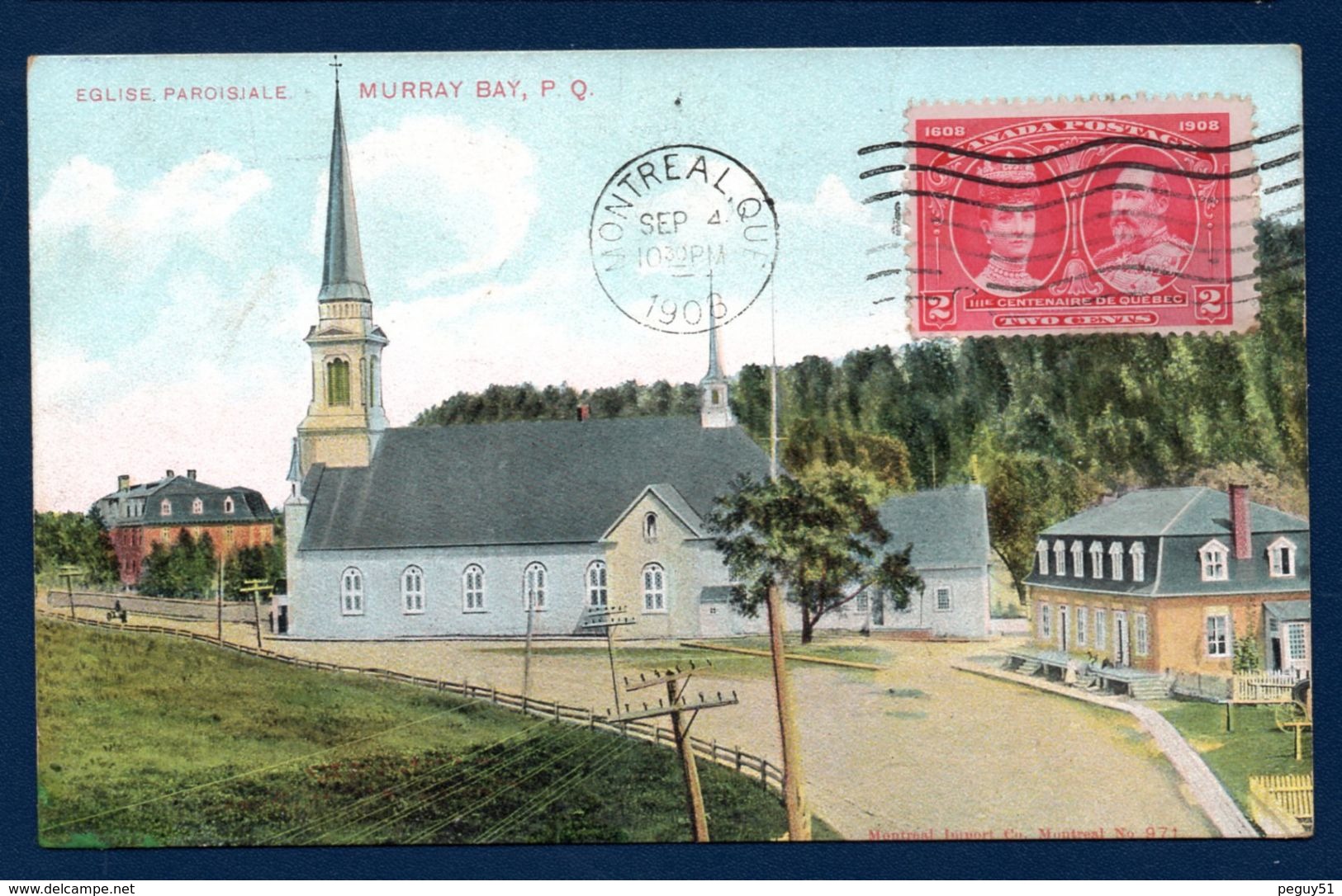 Canada. Murray Bay ( Malbaie). Eglise Paroissiale Saint-Etienne. 1908 - Autres & Non Classés