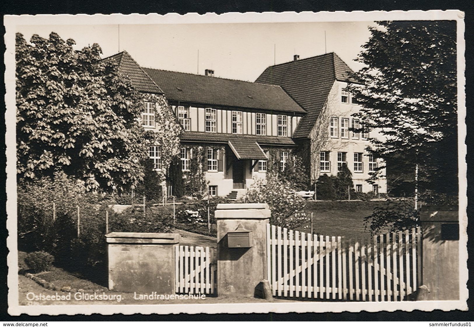 AK/CP Glücksburg  Landfrauenschule    Ungel/uncirc. Ca 1935     Erhaltung/Cond.  1-   Nr. 00279 - Glücksburg