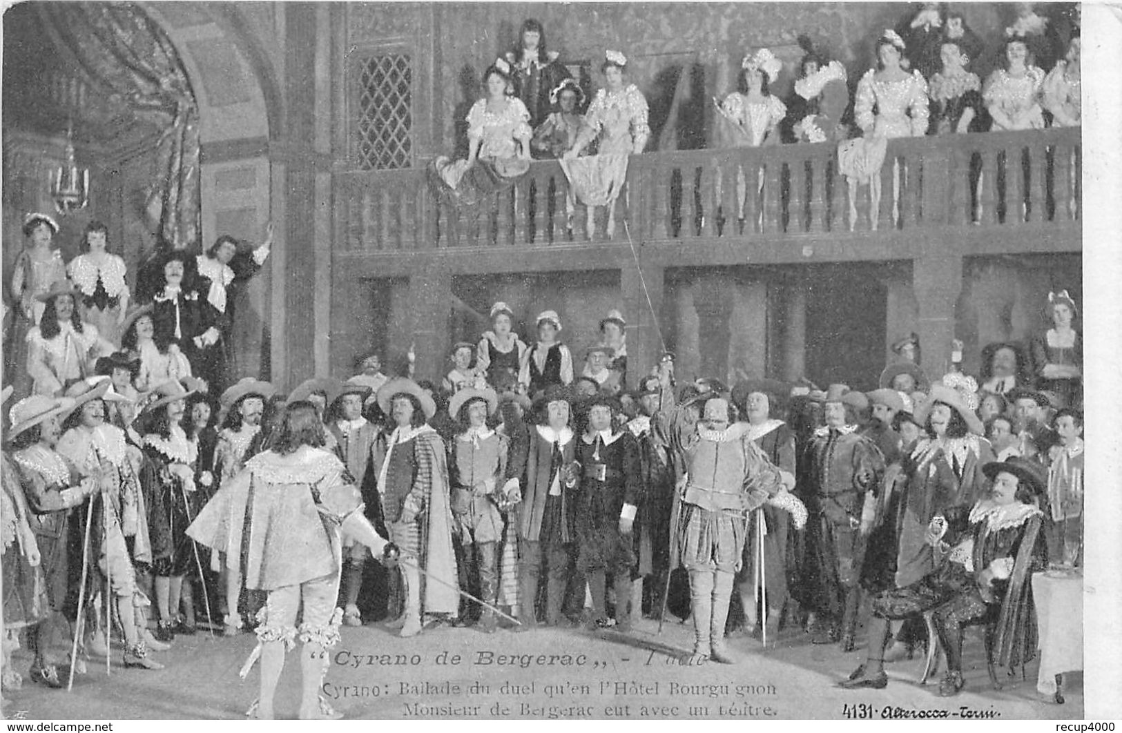 THEATRE Cyrano De Bergerac Lot De 5 Cp 10scans - Teatro