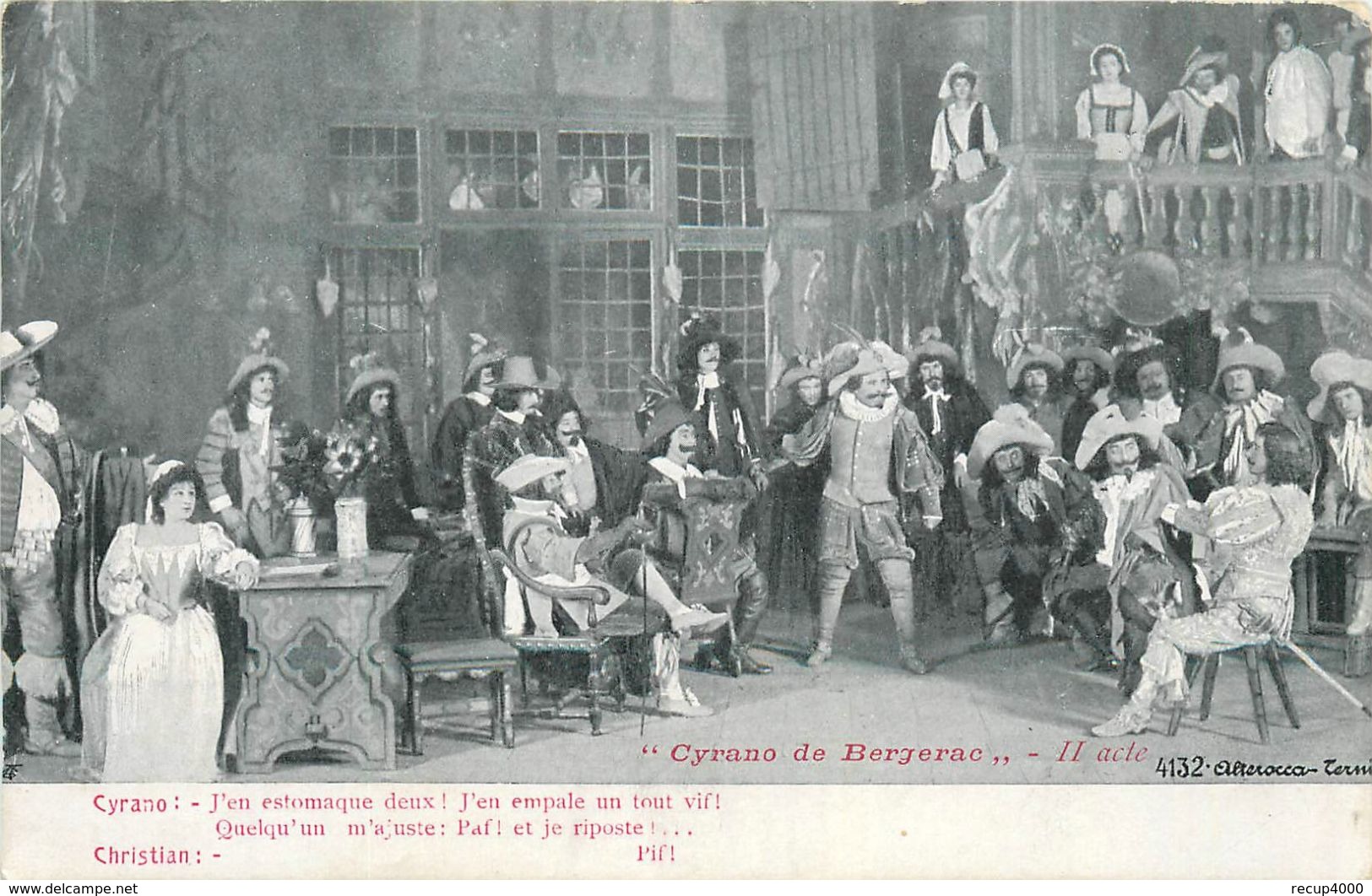 THEATRE Cyrano De Bergerac Lot De 5 Cp 10scans - Teatro