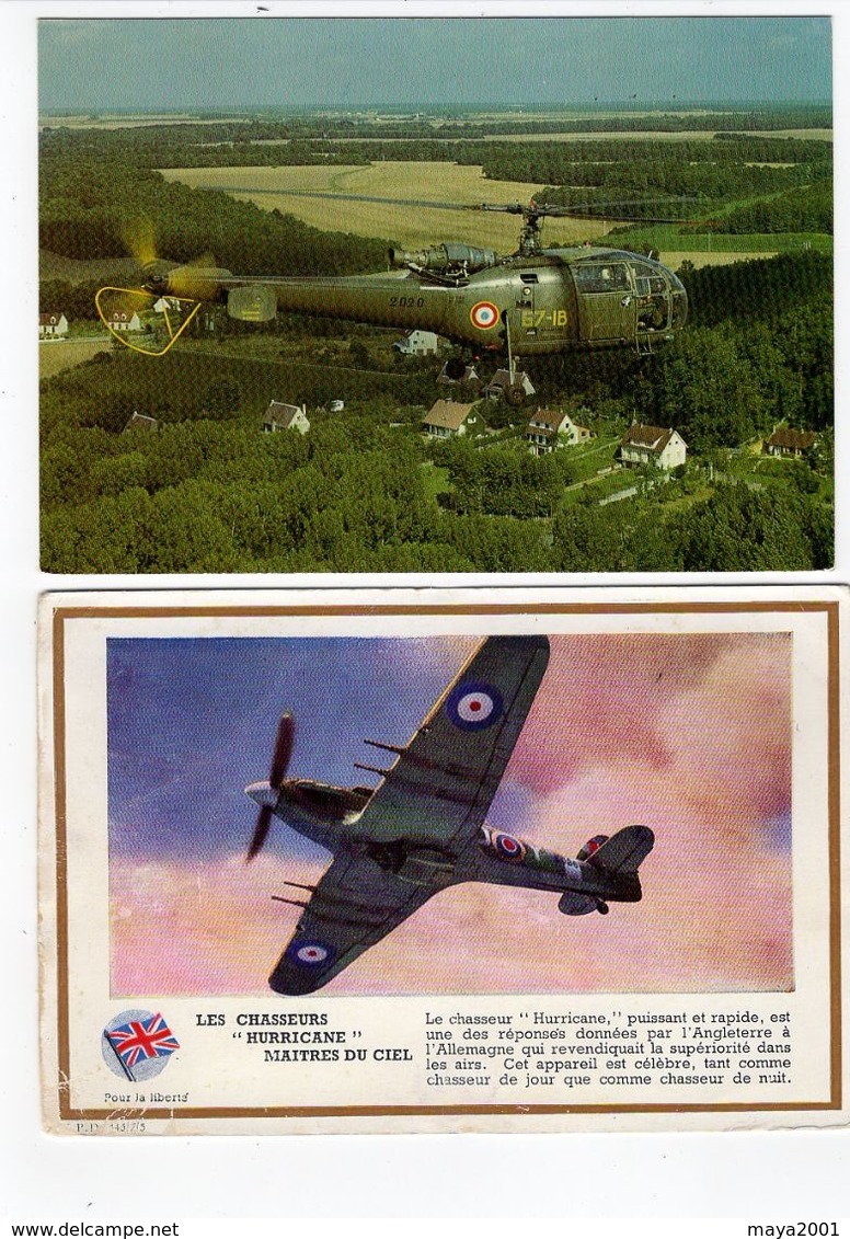 LOT  DE 36 CARTES  POSTALES  SEMI  MODERNE  AVIATION   N55