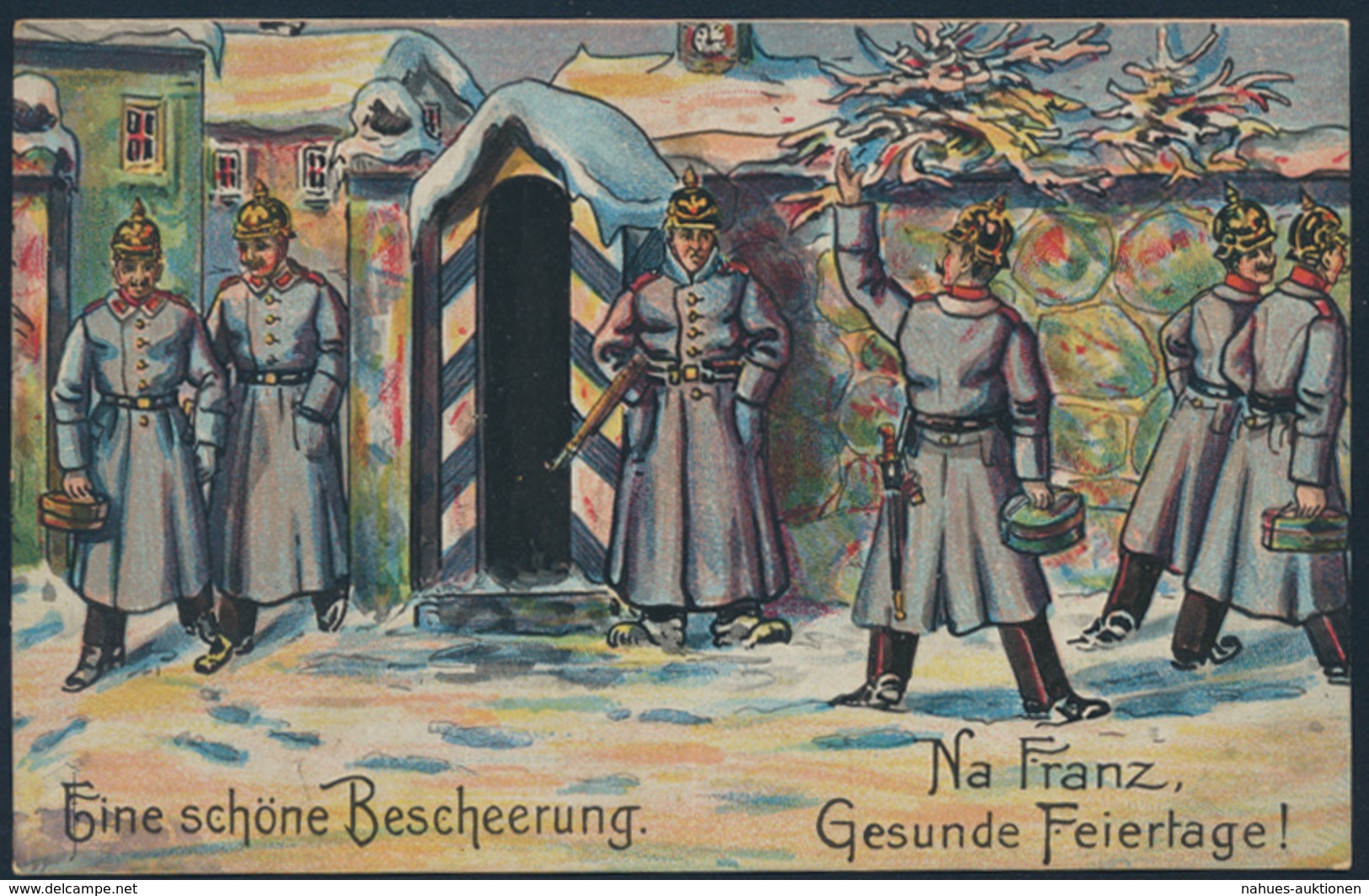 Ansichtskarte Kasernenhof 1913 Forbach Nach Frintrop Ja Erst Beim Turnen Zeigt  - Sonstige & Ohne Zuordnung