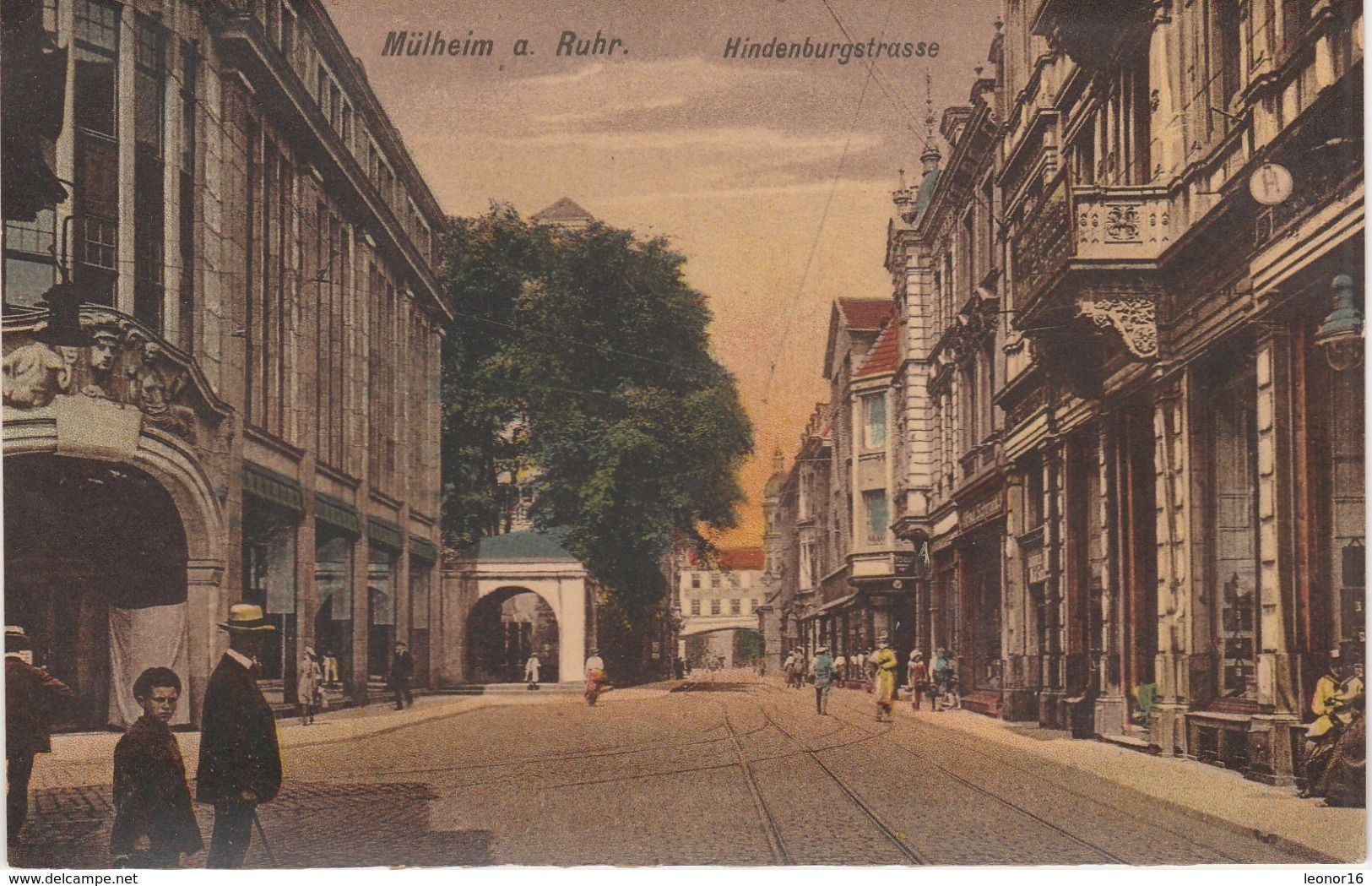 MÜLHEIM AN DER RUHR  -   ** HINDENBURGSTRASSE **   -   Verlag  : Cramers Aus Dortmunt  N° 194463 - Muelheim A. D. Ruhr