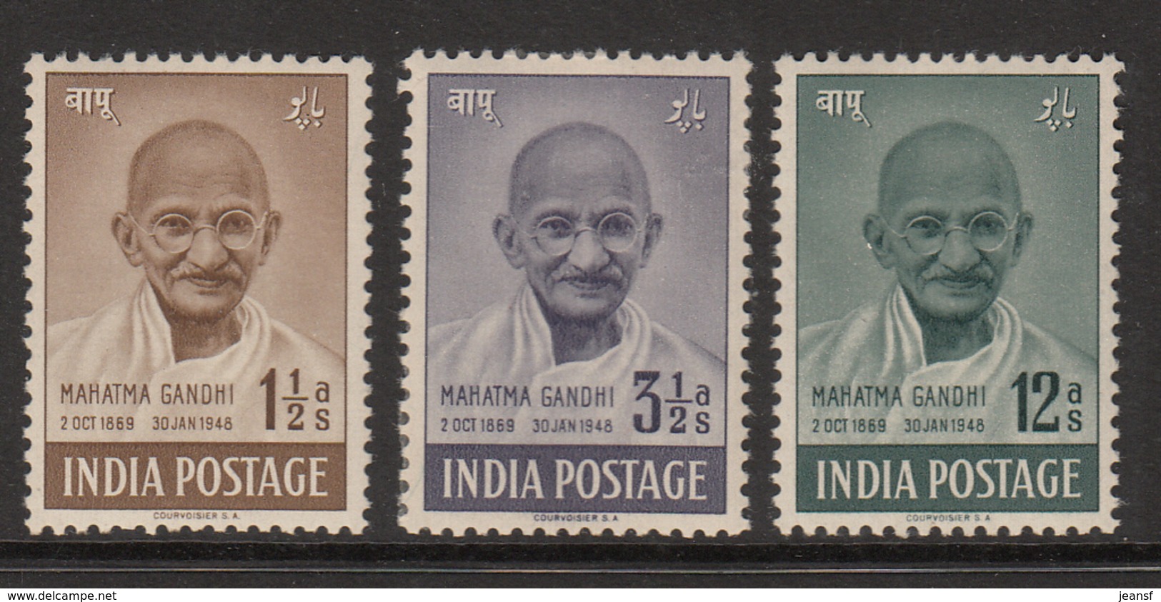 India 1948 Mahatma Gandhi MH - Nuevos