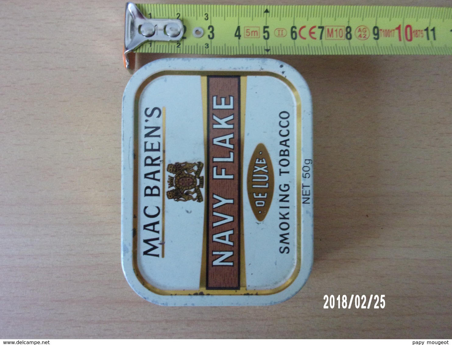 Mac Baren's Navy Flake Smoking Tobacco 50gr - Equipement