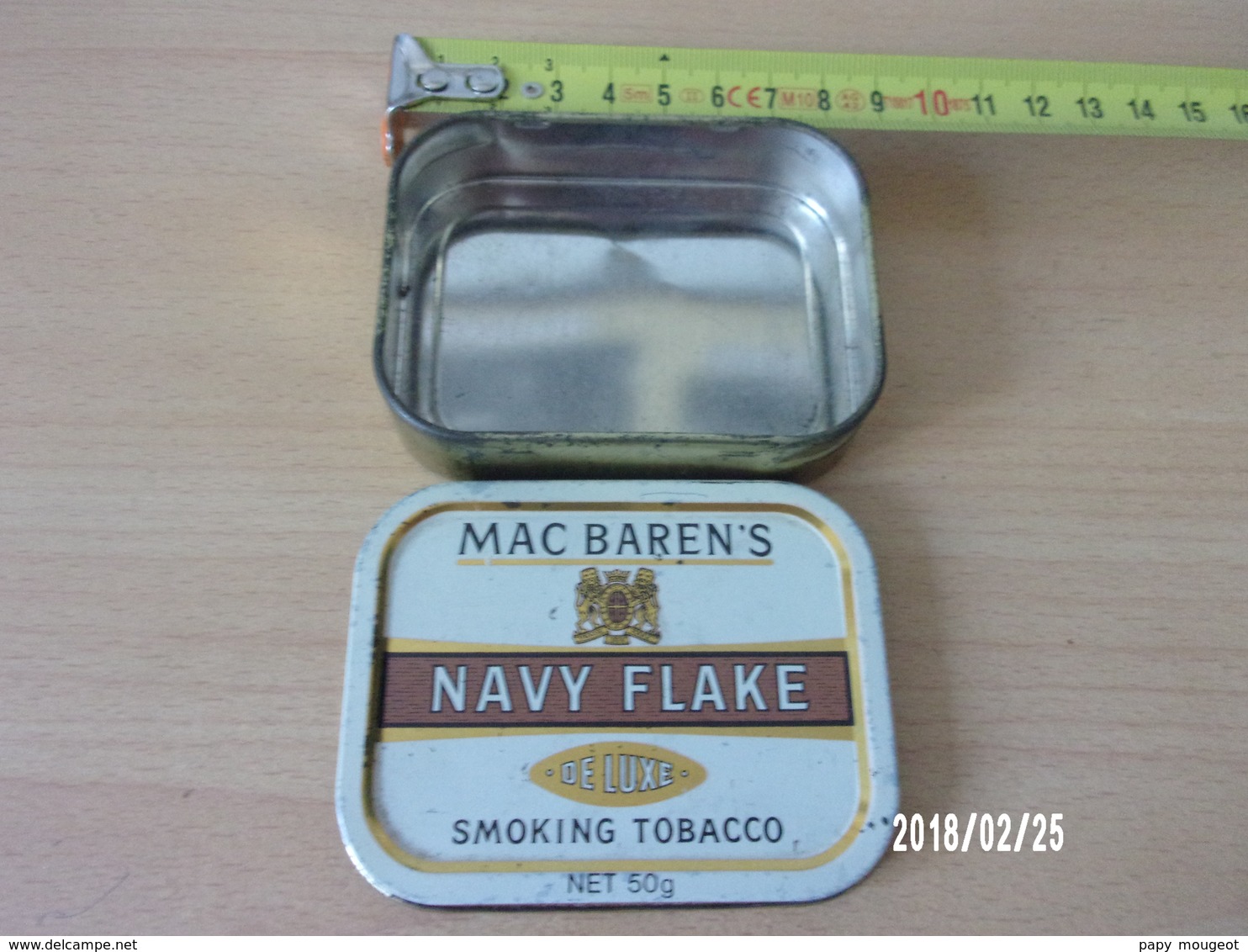 Mac Baren's Navy Flake Smoking Tobacco 50gr - Equipement