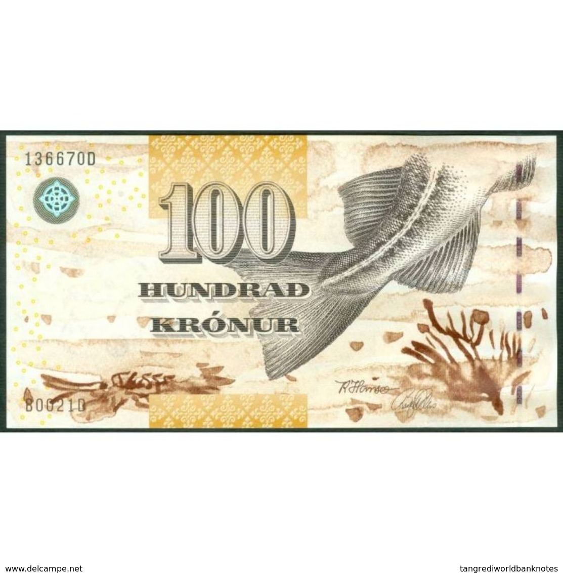 TWN - FAEROE ISLANDS 25 - 100 Kronur 2002 UNC - Féroé (Iles)