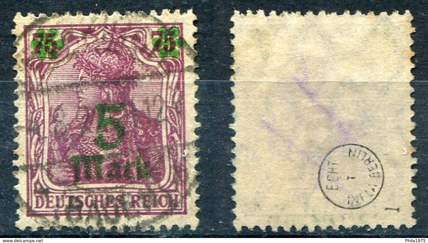 Deutsches Reich Michel-Nr. 156I Vollstempel - Geprüft - Gebraucht