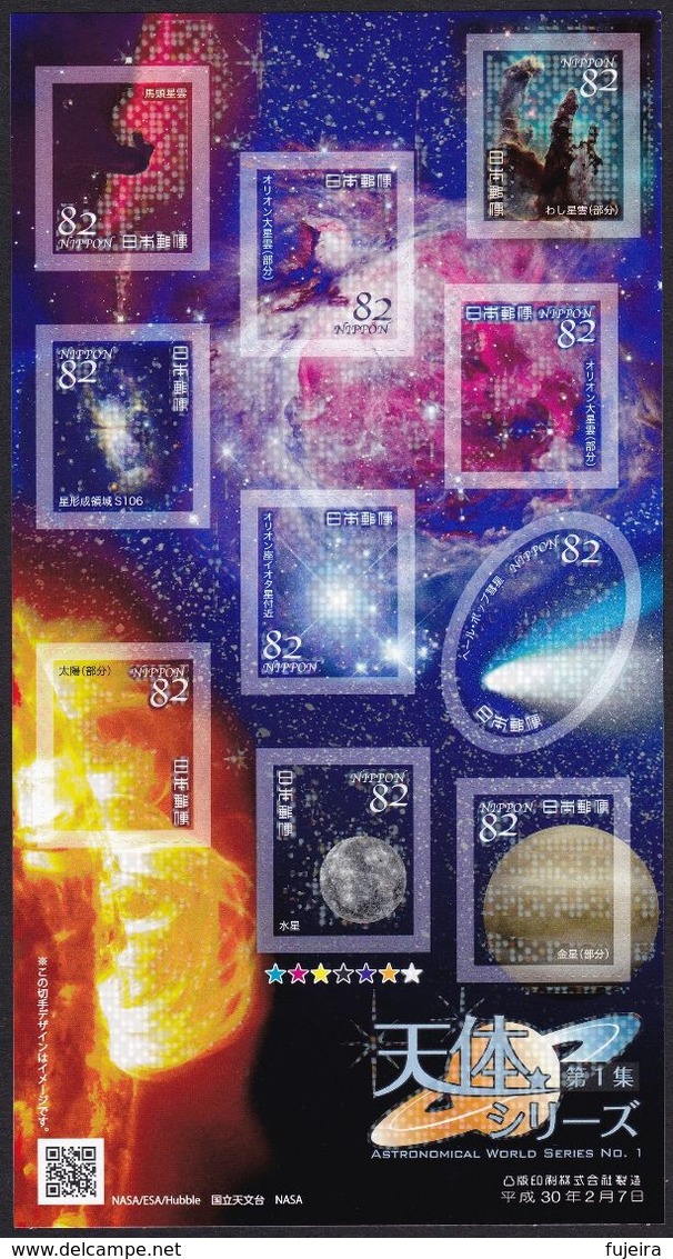 (ja1039) Japan 2018 Astronomical World Series No.1 MNH - Ungebraucht