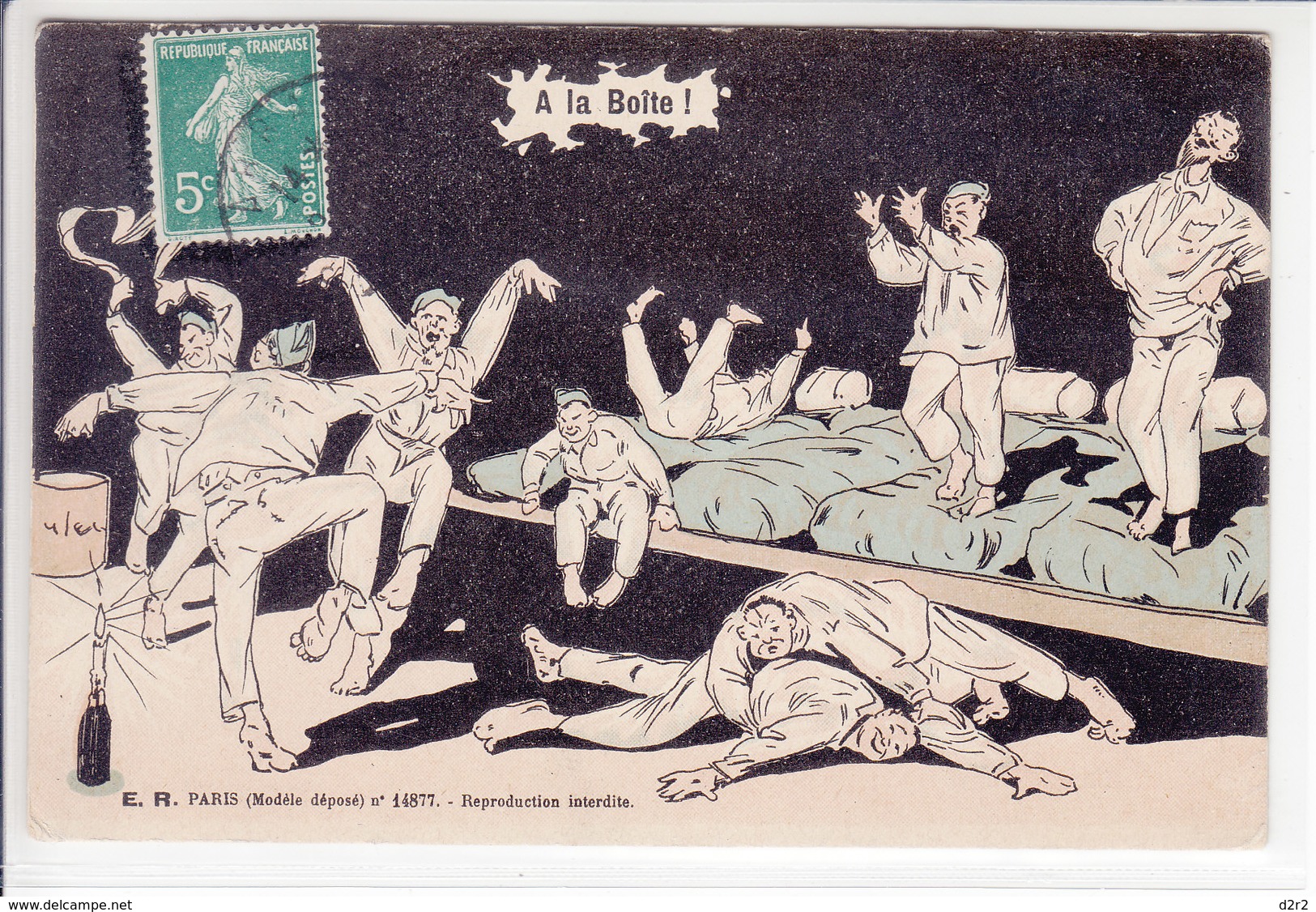 A LA BOITE - ILLUSTRATION - DATE ILLISIBLE - - War 1914-18