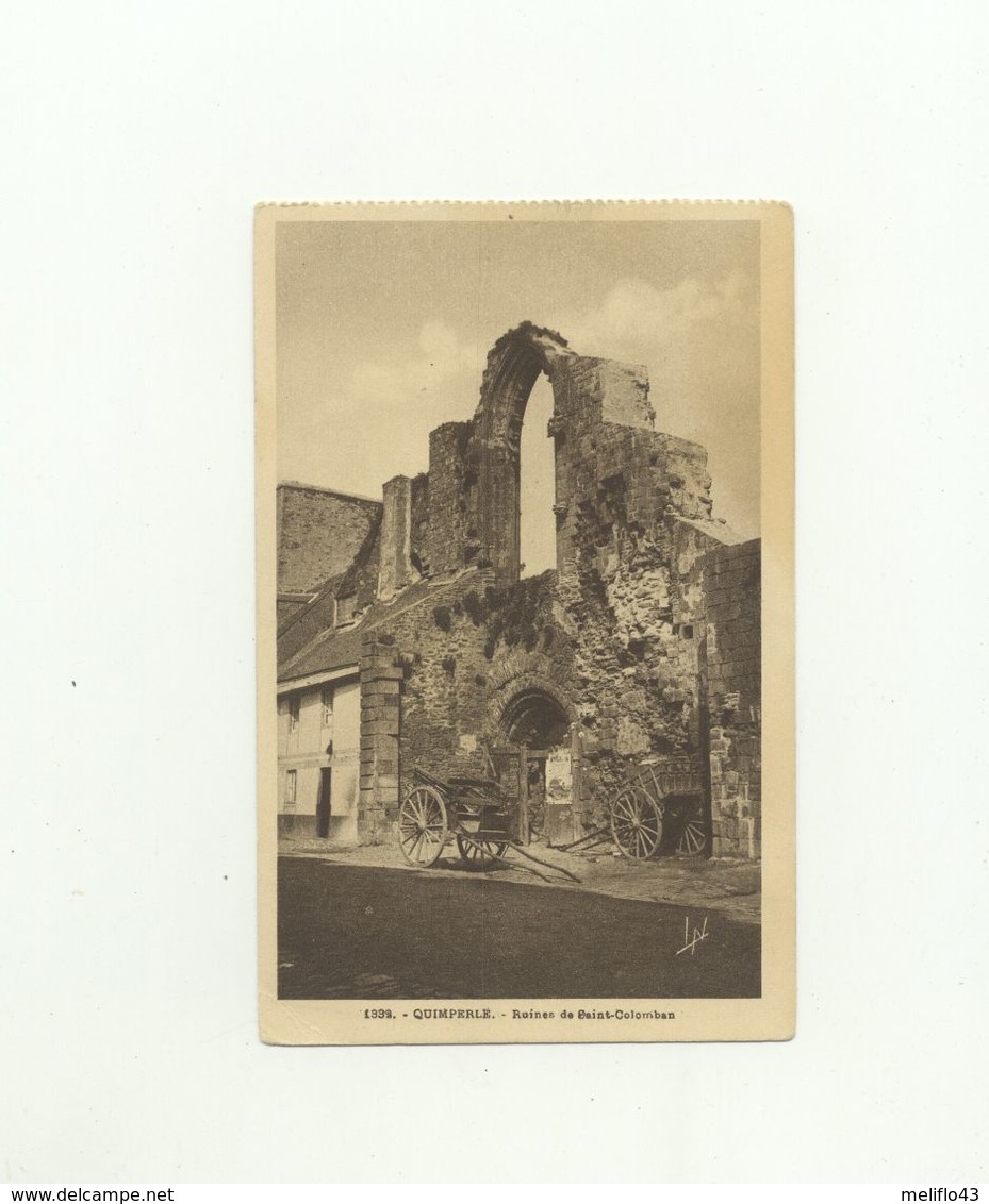 29/ CPA - Quimperlé - Ruines De Saint Colomban - Quimperlé