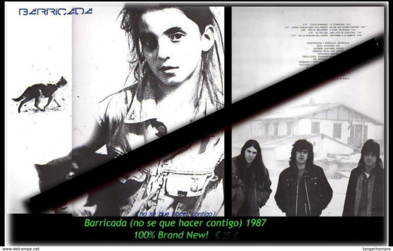 Barricada - Ni Se Que Hacer Contigo - Neue LP Von 1987 - 100 % Brand New -RR- - Hard Rock & Metal