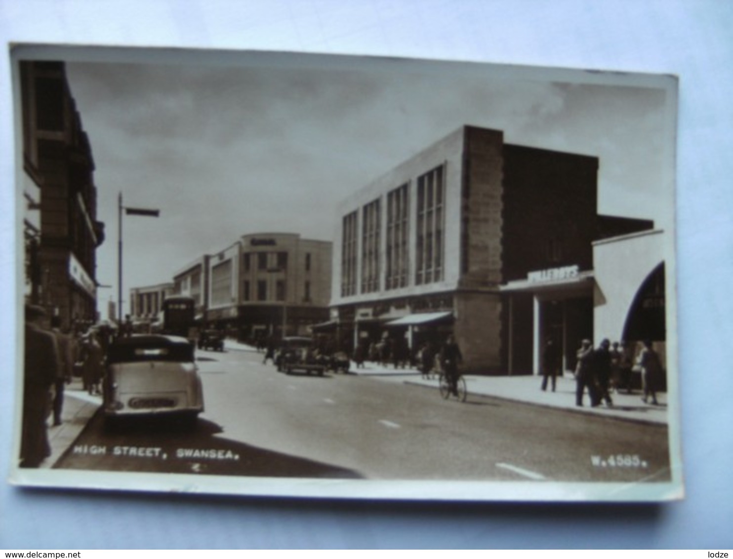 Wales West Glamorgan Swansea High Street With Old Cars - Monmouthshire