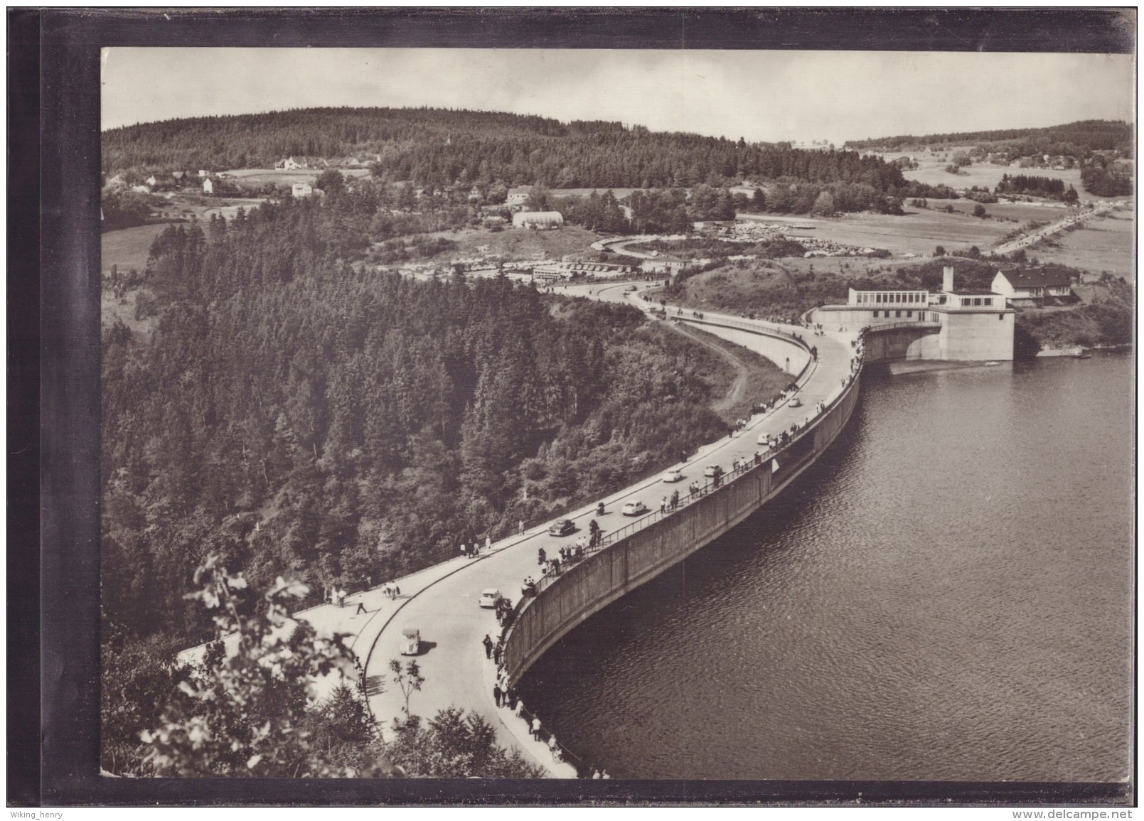 Pöhl - S/w Talsperre Pöhl Bei Plauen Im Vogtland - Pöhl