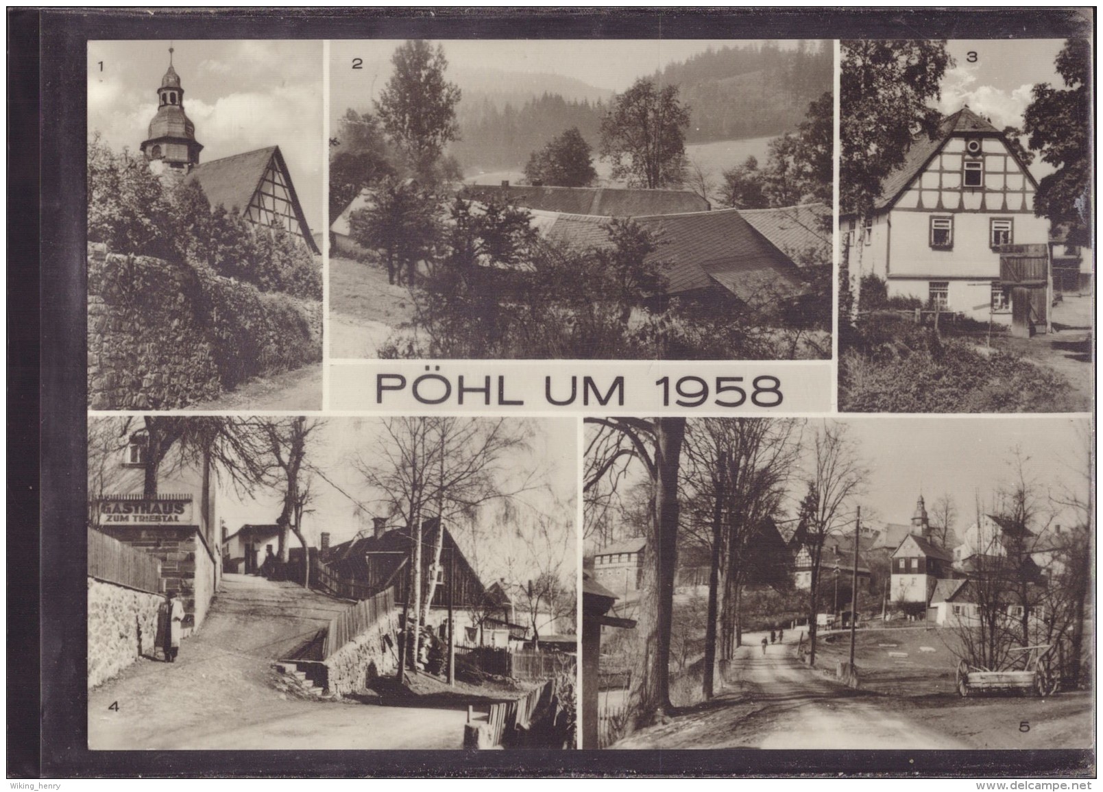 Pöhl - S/w Pöhl Um 1958 - Poehl