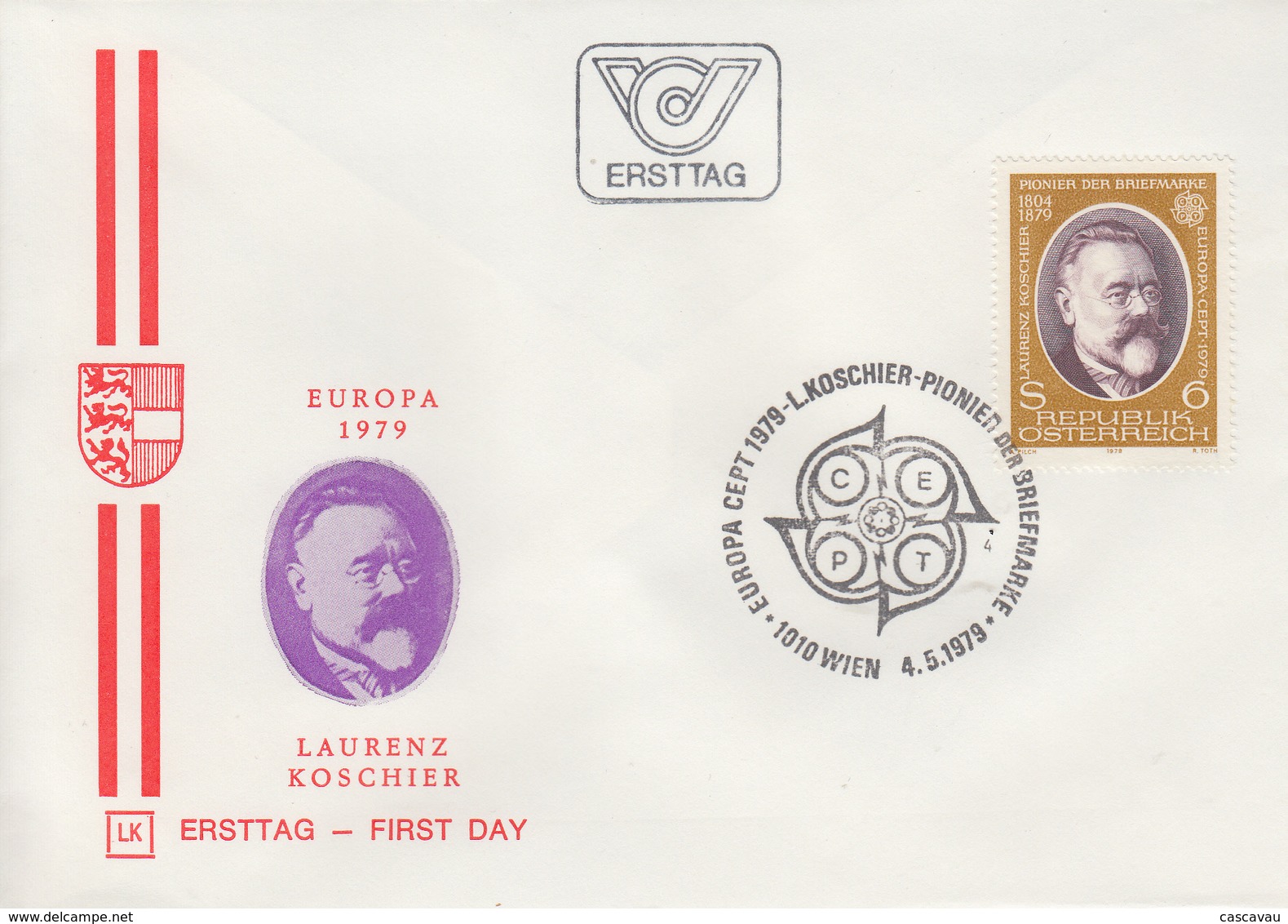 Enveloppe  FDC  1er   Jour   AUTRICHE     EUROPA    1979 - 1979