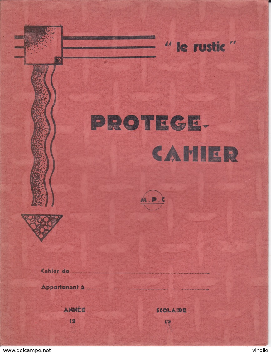 VP-GF.18-125 : PROTEGE-CAHIER. LE RUSTIC. - Protège-cahiers