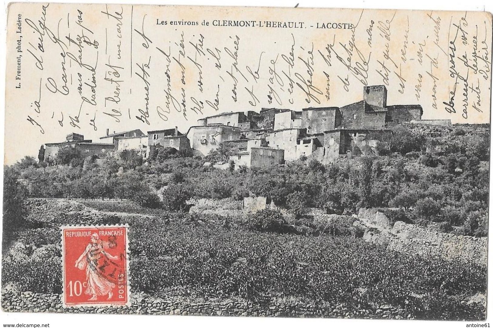 LACOSTE --Les Environs De Clermont-L'Herault -(Vue Génerale ) - Sonstige & Ohne Zuordnung