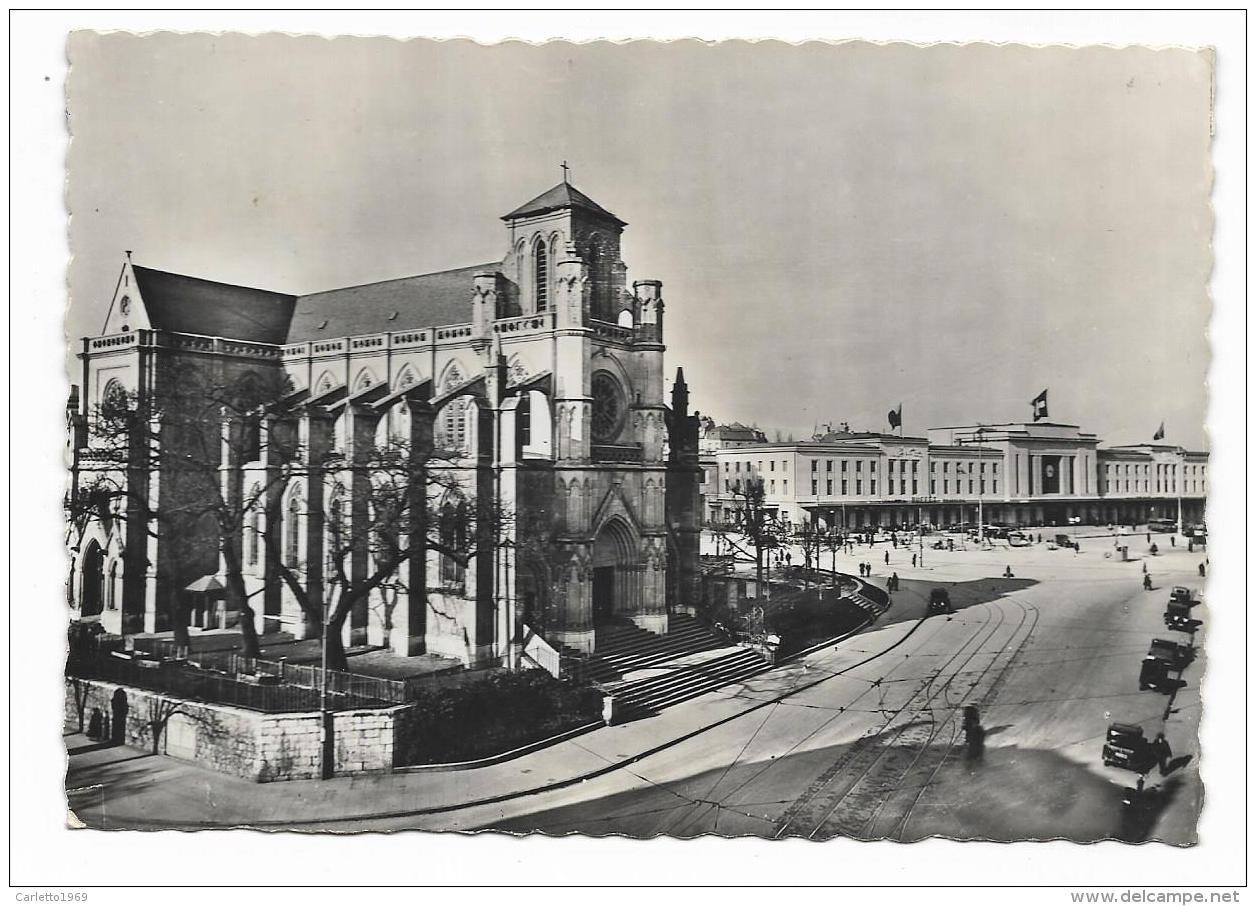 GENEVE - NOTRE DAME ET GARE DE CORNAVIN  -  VIAGGIATA FG - Genève