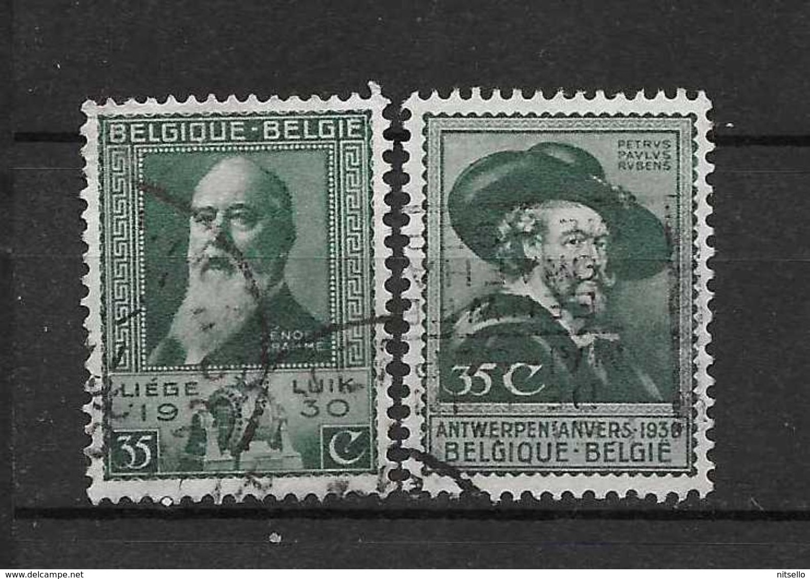 LOTE  1669  ///  BELGICA   YVERT Nº:  299/300 - Used Stamps