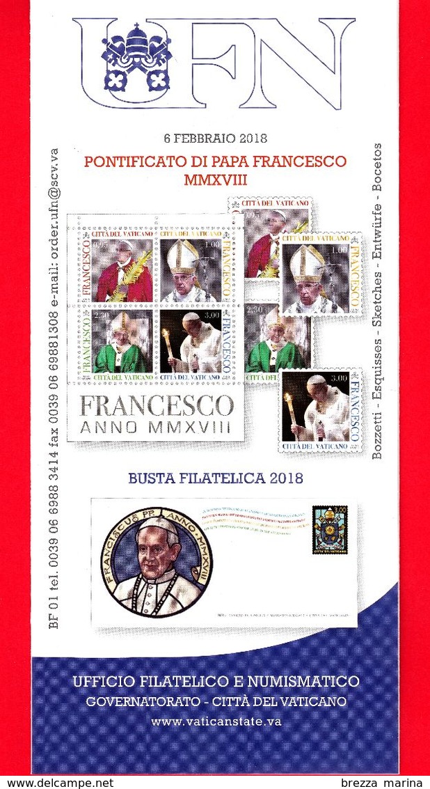 Nuovo - VATICANO - 2018 - Bollettino Ufficiale - Pontificato Di Papa Francesco  MMXVIII - BF 1 - Cartas & Documentos